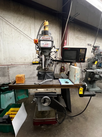 ALLIANT 1054-3V VERTIAL MILLING MACHINE, 2-AXIS
