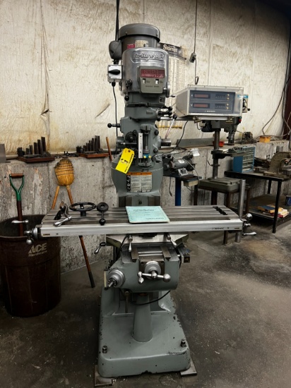 BRIDGEPORT M-105H VERTICAL MILLING MACHINE, 2HP