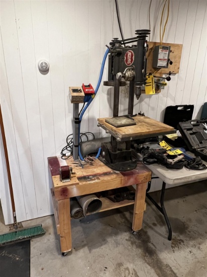 SHOP SMITH MAGNA 102-2 DRILL PRESS, 2.3HP