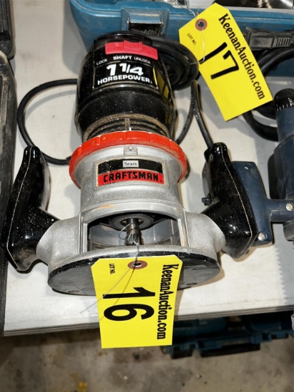 SEARS CRAFTSMAN 1.25HP ROUTER