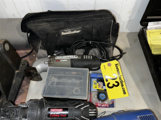 ROCKWELL SONICRAFTER RK5112K OSCILLATING TOOL KIT