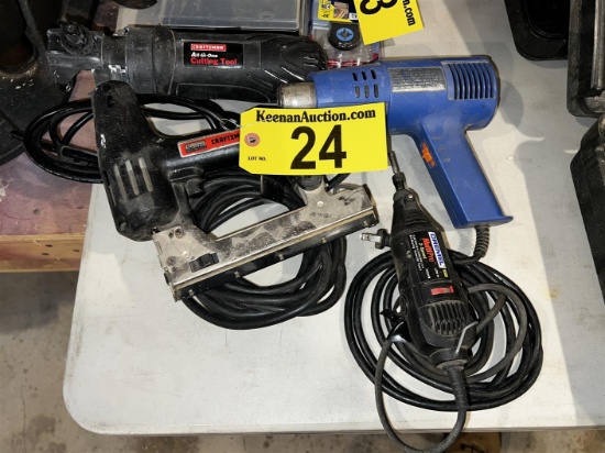LOT OF 4-ASSORTED POWER TOOLS