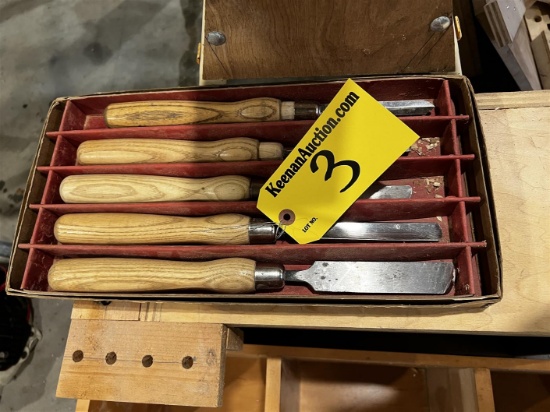 SHOP SMITH 5-PC LATHE TURNING TOOL SET