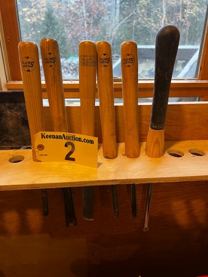 LOT: 6-ASSORTED WOODTURNING TOOLS