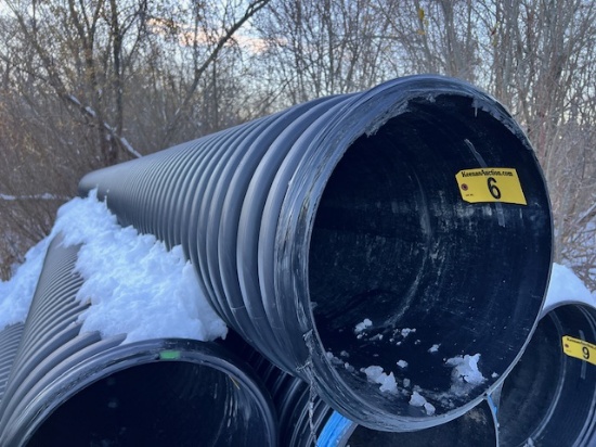 NEW 18" X 20' CULVERT, CORRUGATED HDPE