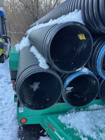 BID PRICE X 2 - (2) NEW 18" X 20' CULVERTS, CORRUGATED HDPE