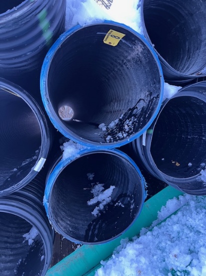 BID PRICE X 2 - (2) NEW 18" X 20' CULVERTS, CORRUGATED HDPE