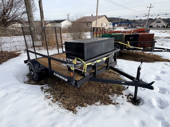2025 KARAVAN 5.5’X9' S/A UTILITY TRAILER, VIN: 5KTUS1316SF364102