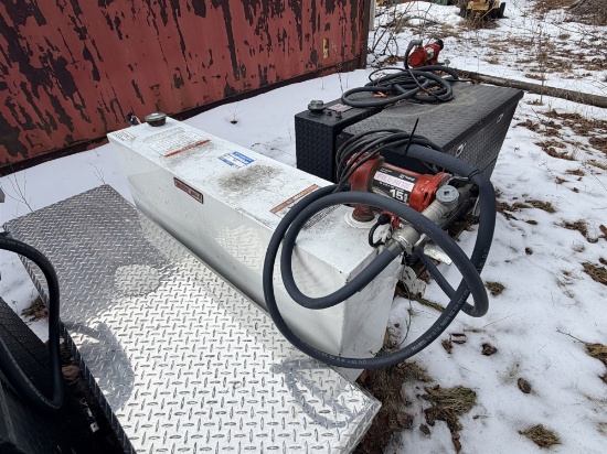 WEATHER GUARD MODEL 359-3-02 FUEL CELL W/ FILL-RITE 15-GPM PUMP