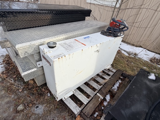 WEATHER GUARD MODEL 359-3-02 FUEL CELL W/ FILL-RITE 15-GPM PUMP