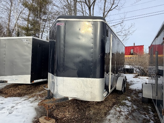 2016 MIRAGE SIDEXSIDE 7’X16’ V-NOSE ENCLOSED TRAILER, VIN: 5M3BE1620G1068750