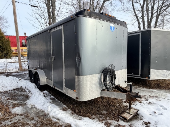 2009 INTERSTATE KINGMAN 7’X16’ ENCLOSED TRAILER, VIN: 4RACS16249K026668