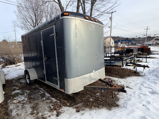 2008 FOREST RIVER TAILWIND 12’ ENCLOSED TRAILER, VIN: 5NHUTW2178N055199