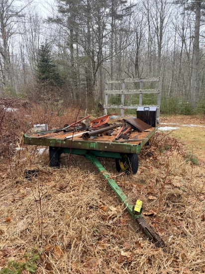 JOHN DEERE 16' X 8' HAY WAGON