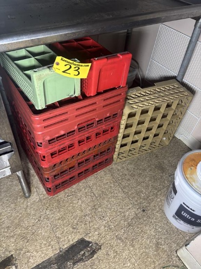 9-ASSORTED DISHRACKS