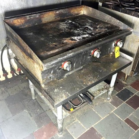 STARMAX 36" 3-BURNER GRIDDLE