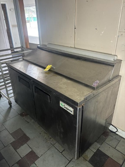 SUPERA SSPT2R5-1 2-DOOR 60" REFRIGERATED PREP TABLE