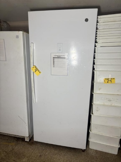 GE FUF21DLRDWW UPRIGHT FREEZER