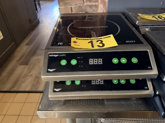 BID PRICE X 2 - (2) VOLLRATH MIRAGE CADET INDUCTION COOKTOPS, MODEL 59300