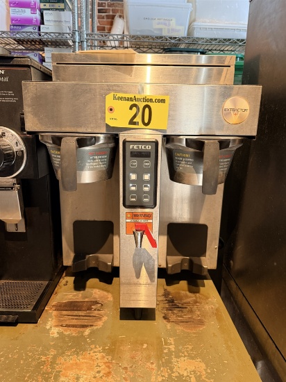 FETCO EXTRACTOR AND COFFEE AIRPOT MAKER