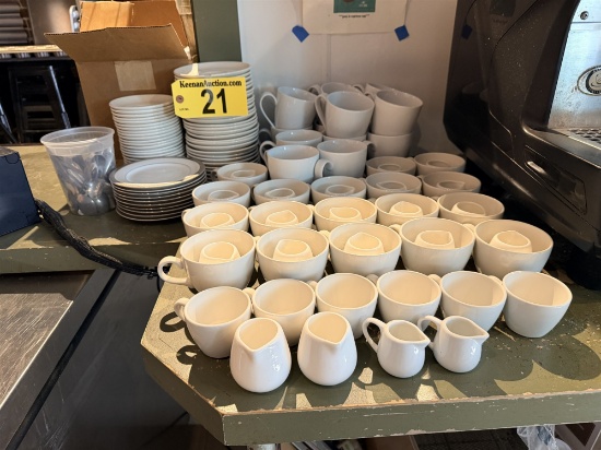 LOT OF: ASSORTED COFFEE & ESPRESSO CONDIMENTS,