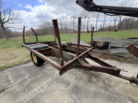 Heavy Duty Homemade S/A Dual Wheel Trailer, 128" X 97"