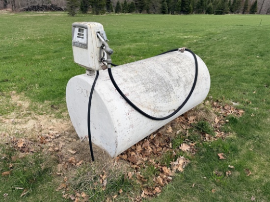 Steel Fuel Tank & Gasboy Model 1820 Electric Fuel Pump