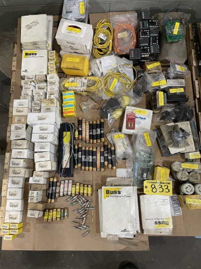 Lot: Electrical, Cord Ends, Controls, Meters