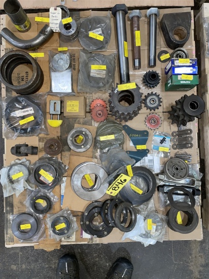 Lot Misc. Machine Parts, Sprockets, Barko Parts,