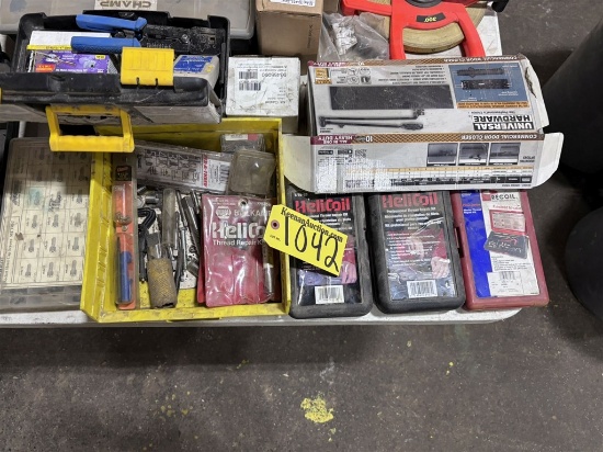 Misc. Tool Lot: 300' Rule, Gasket Tools, Helicoil Kits