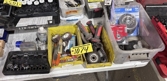 Lot Of Assorted Sanding & Grinding Wheels
