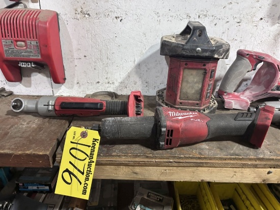 Lot Of 3-Milwaukee M18 Power Tools: