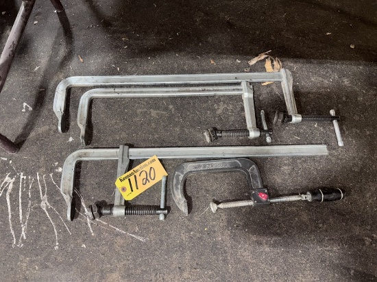 BID PRICE X 4 - (4) ASSORTED SIZE WELDING CLAMPS