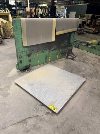 Bid Price X 3 - (3) 4' X 4' Steel Diamond Plate Platforms