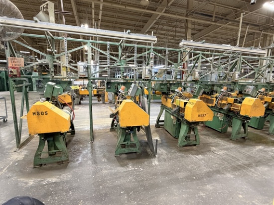 Bid Price X 4 - (4) Hollow Spindle Wood Turning Lathes, 4.52hp