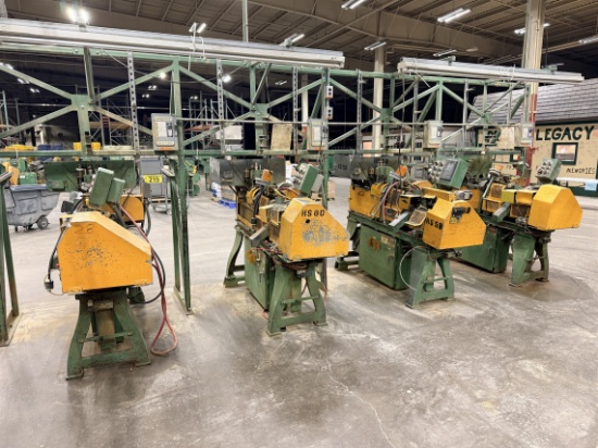Bid Price X 4 - (4) Hollow Spindle Wood Turning Lathes, 4.52hp