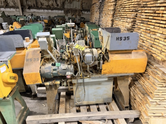Bid Price X 6 - (6) Hollow Spindle Wood Turning Lathes, 4.52hp