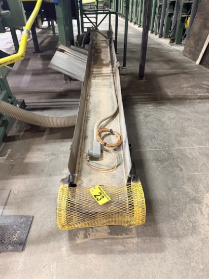 14' X 11.5" Incline Conveyor, 10hp, 3ph