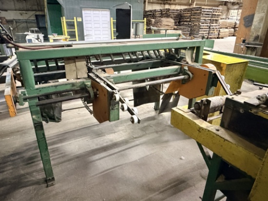 Morgan Saw Co. 6' 2-Saw Trim Saw, S/N: 080594092