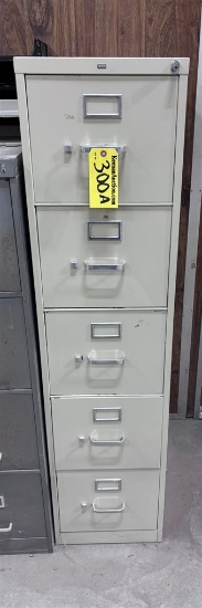 Bid Price X 2 - (2) Hon 5-Drawer File Cabinets