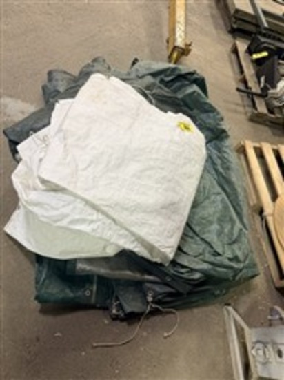 Lot: 3-Assorted Size Tarps