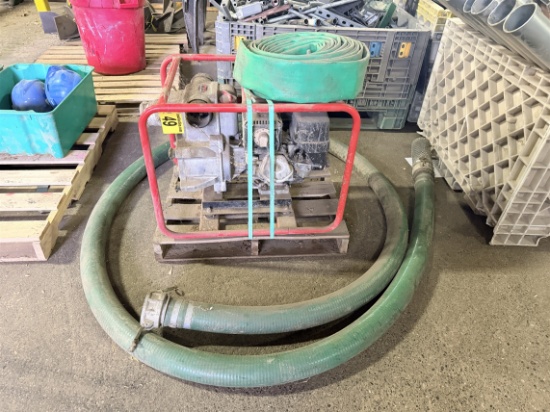 Multiquip Water Pump, Honda Gx-240 Motor, W/ Hose