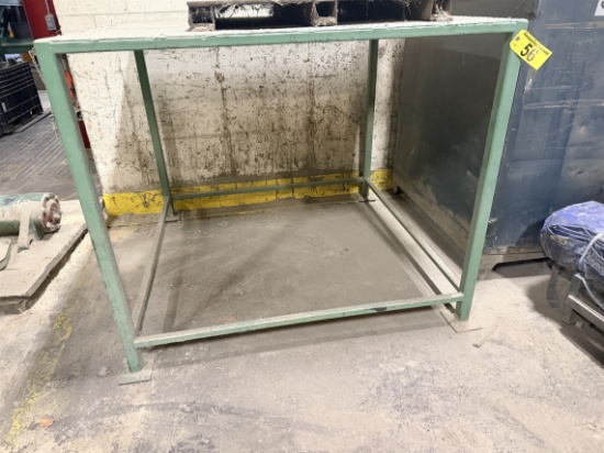 5' X 5' X 51"H Steel Stand