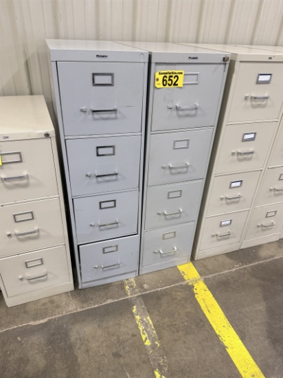 Bid Price X 2 - (2) Premier 4-Drawer File Cabinets