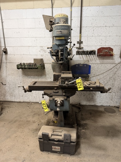 Bridgeport Vertical Milling Machine, S/N: 88850