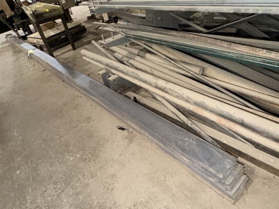 Lot: 15-Pc Of 20' X 5" Steel Bar Stock