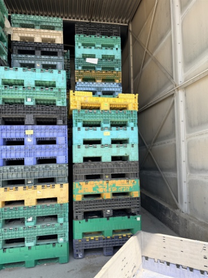 Bid Price X 57 - (57) Plastic 46" X 48" X 25" Crates