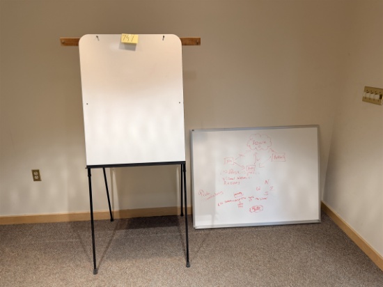 Easel White Board W/ Quartz Dry Erase Board
