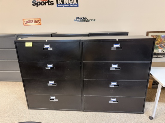 Bid Price X 2 - (2) Hon 4-Drawer Files 42"