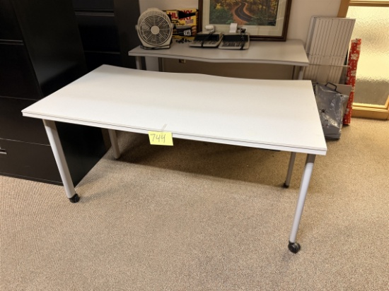 Bid Price X 2 - (2) 54" X 30" Tilt-N-Roll Work Tables